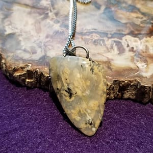 Tiger Dendritic Agate Pendant