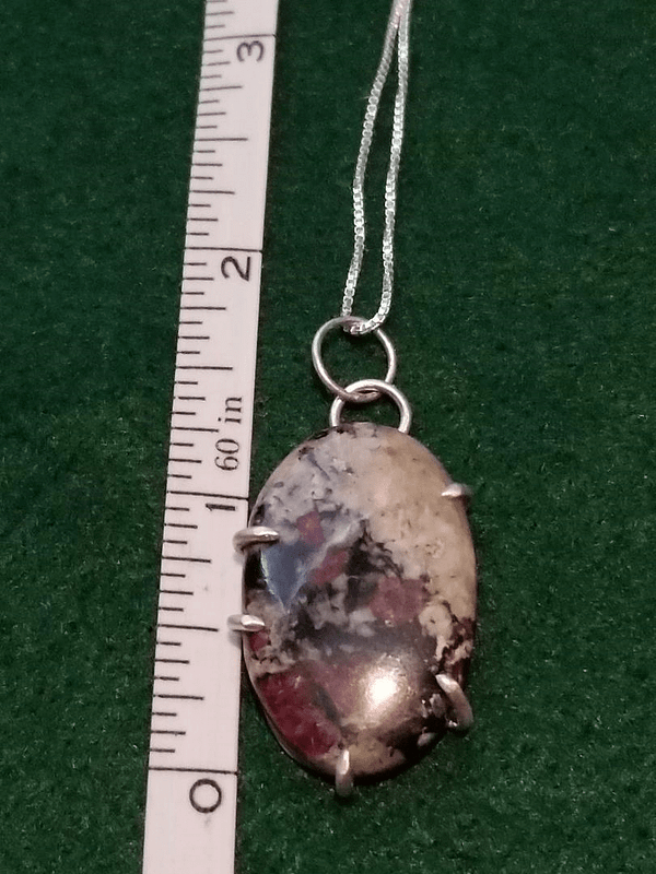 Eudialyte Prong Pendant