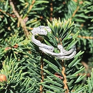 Sterling Silver Casted Twig Ring